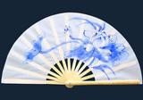 Hand Painted Tai Chi Wushu Kung Fu Fans with traditional Chinese ink-wash painting