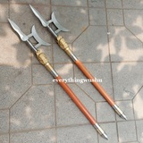 Both Hand Two Handed Halberd Swords Wushu Swords