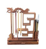 Chinese Brush Holder Traditional Calligraphy Pen Stand-Many Options