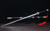 Bagua Jian Chinese Two Handed Swords-Ebony Scabbard.