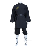 Black Cotton Shaolin Monk Suit Martial arts Tai chi Uniform Wing Chun Kung fu Clothes