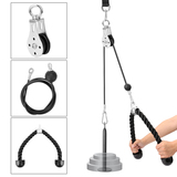 Fitness DIY Pulley Cable Machine Attachment System Loading Pin Lifting Arm Biceps Triceps