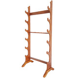 Freestanding Bamboo Weapon Racks Bamboo Stands for Bow and Arrow
