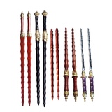 Wooden Rosewood Double Mace Traditional Martial Arts Weapons Shuang Jian Mahogany Hardwood Whip