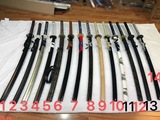 14 Styles of Katana!!!1095 High Carbon Steel Clay Tempered